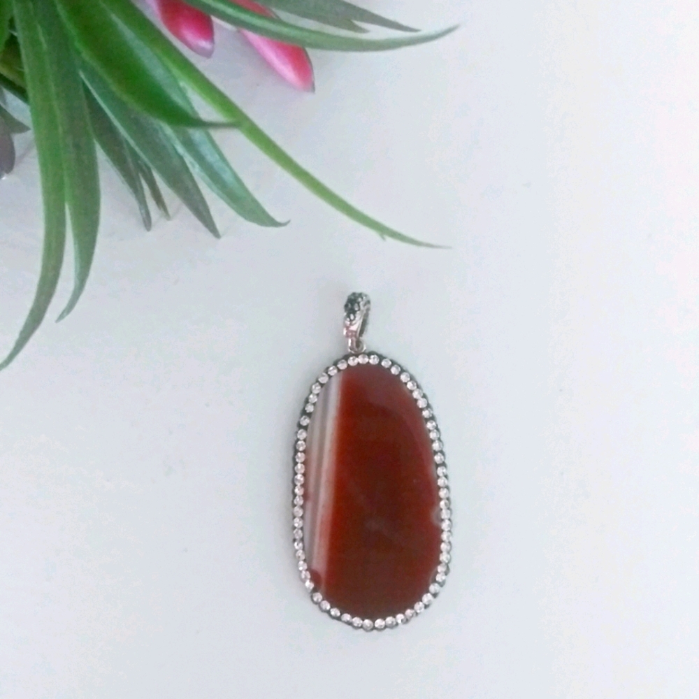 Brown Stone Pendant